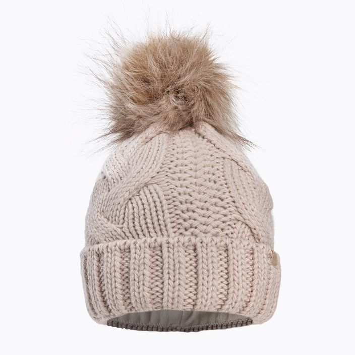 Moteriška žieminė kepurė su snapeliu 4F CAD010 salmon coral 2