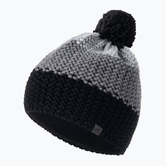 Vyriška žieminė kepurė su snapeliu 4F CAM012 vidurinė pilka 3