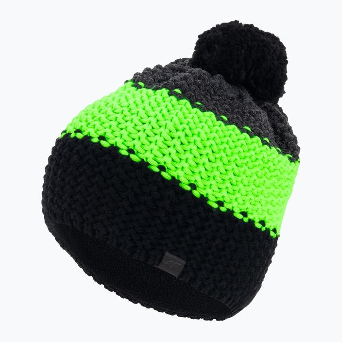 Vyriška žieminė kepurė 4F CAM012 žalia 3