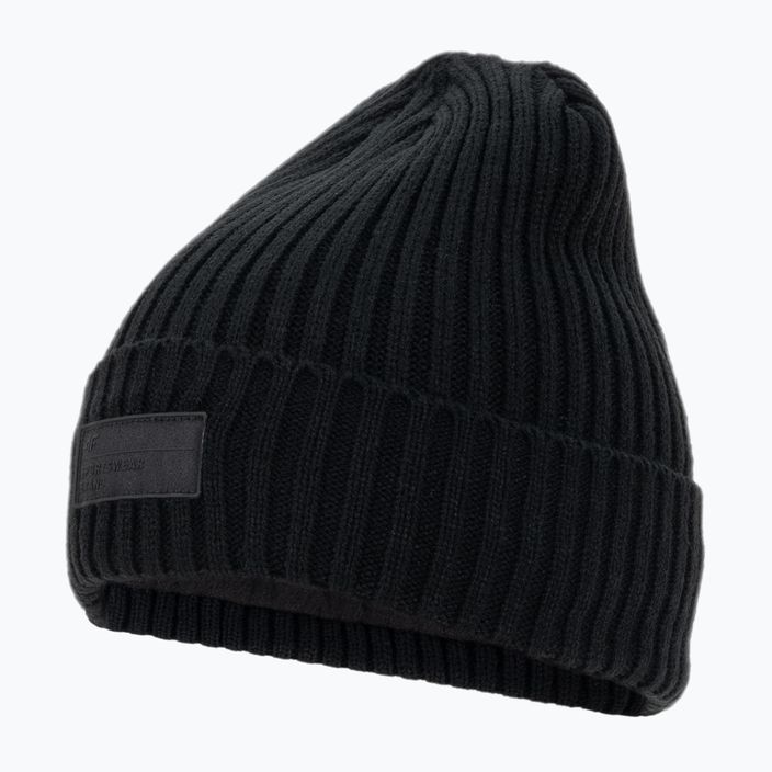 Vyriška žieminė kepurė 4F CAM013 tamsiai juoda 3
