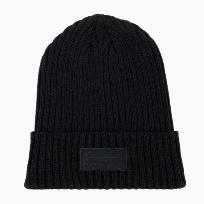 Vyriška žieminė kepurė 4F CAM013 tamsiai juoda 5