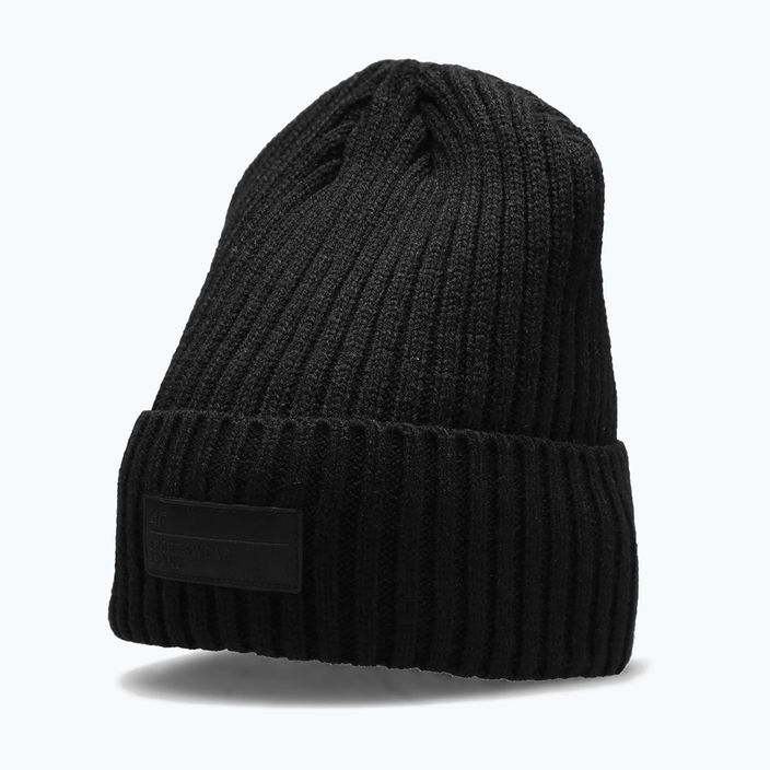 Vyriška žieminė kepurė 4F CAM013 tamsiai juoda 6
