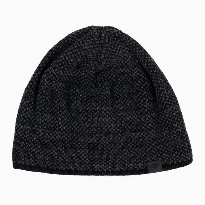 Vyriška žieminė kepurė 4F CAM015 tamsiai juoda 5