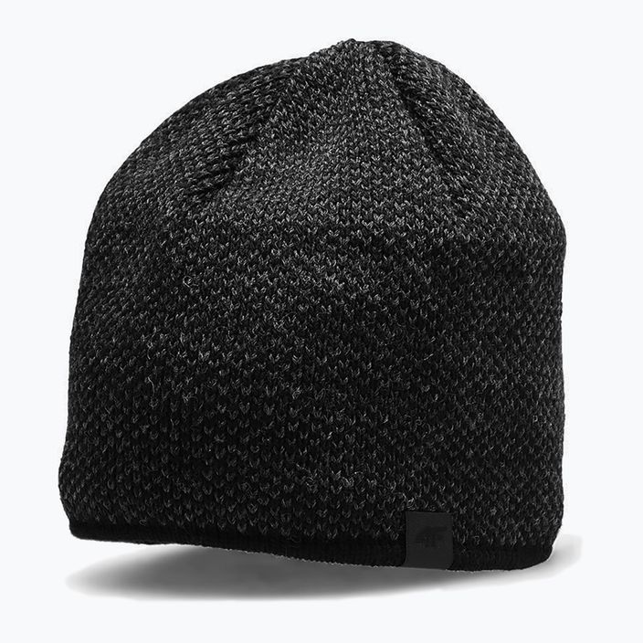Vyriška žieminė kepurė 4F CAM015 tamsiai juoda 6