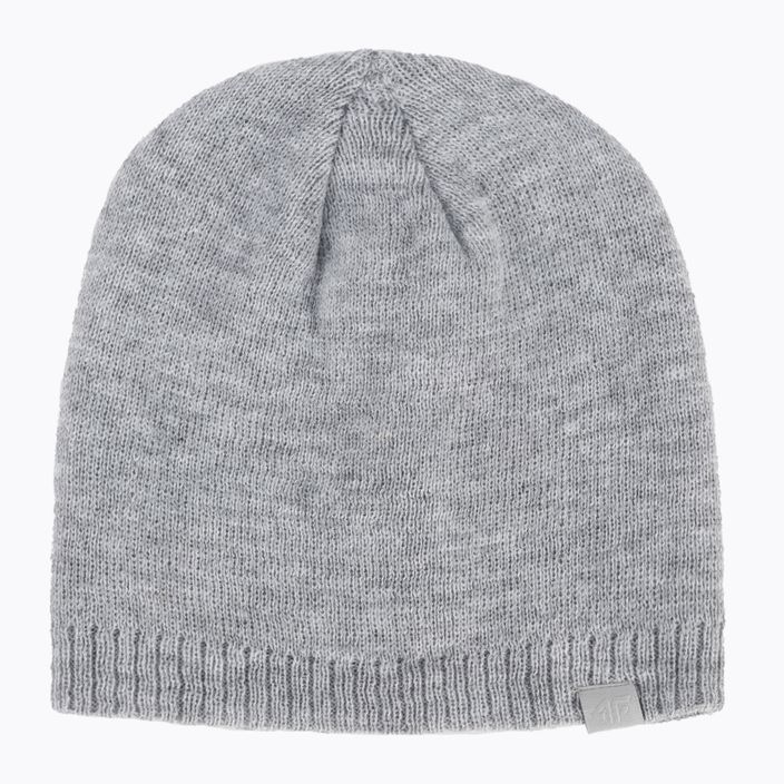 Moteriška žieminė kepurė 4F CAD001 cold light grey melange 5