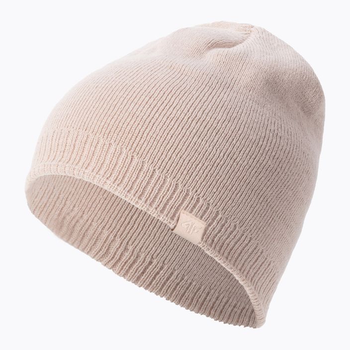 Moteriška žieminė kepurė 4F CAD001 šviesiai rožinė 3