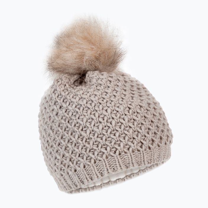 Moteriška žieminė kepurė 4F CAD014 beige