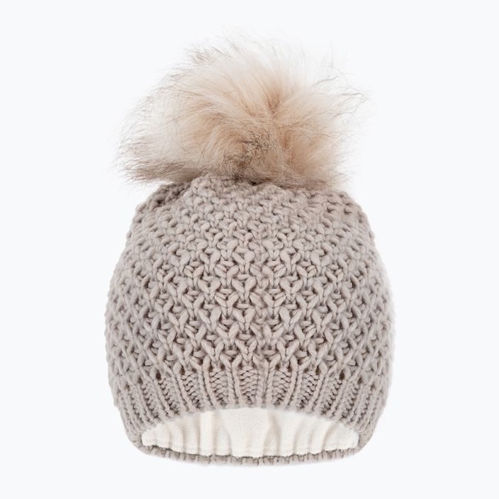 Moteriška žieminė kepurė 4F CAD014 beige 2