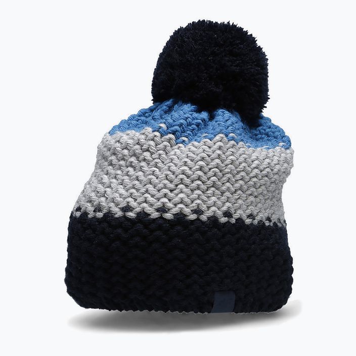 Vaikiška žieminė kepurė 4F JCAM006 mėlyna 6