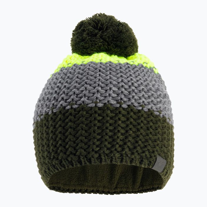 Vaikiška žieminė kepurė 4F JCAM006 lemon neon 2