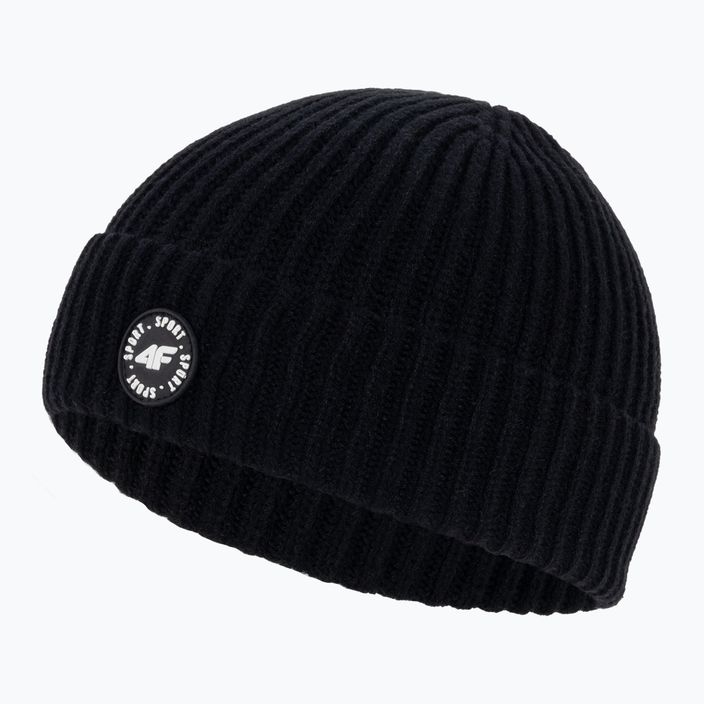 Vaikiška žieminė kepurė 4F JCAM003 juoda 3