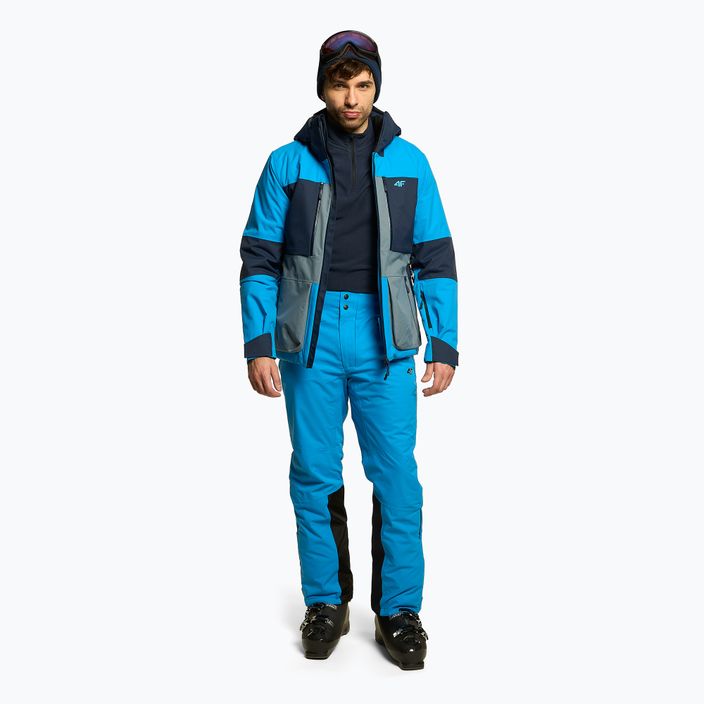 Vyriška slidinėjimo striukė 4F KUMN012 mėlyna 2