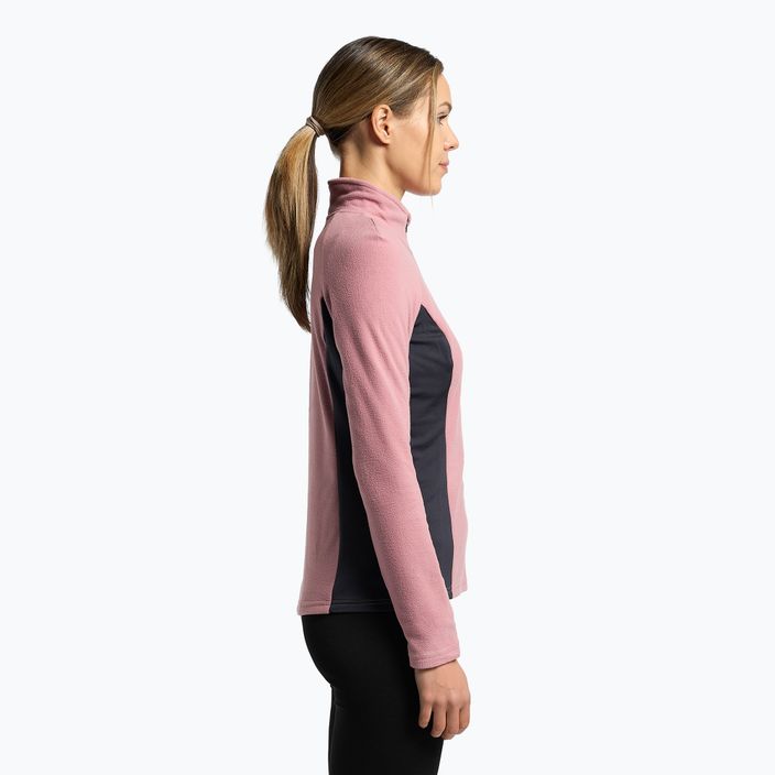 Moteriškas slidinėjimo megztinis 4F BIDP011 tamsiai rožinės spalvos 3