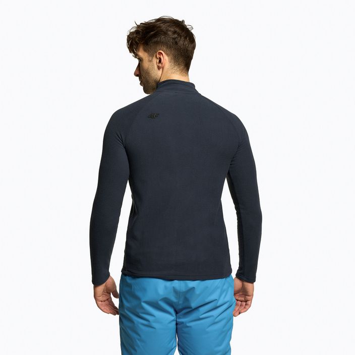 Vyriškas slidinėjimo džemperis 4F BIMP010 tamsiai mėlynas 3