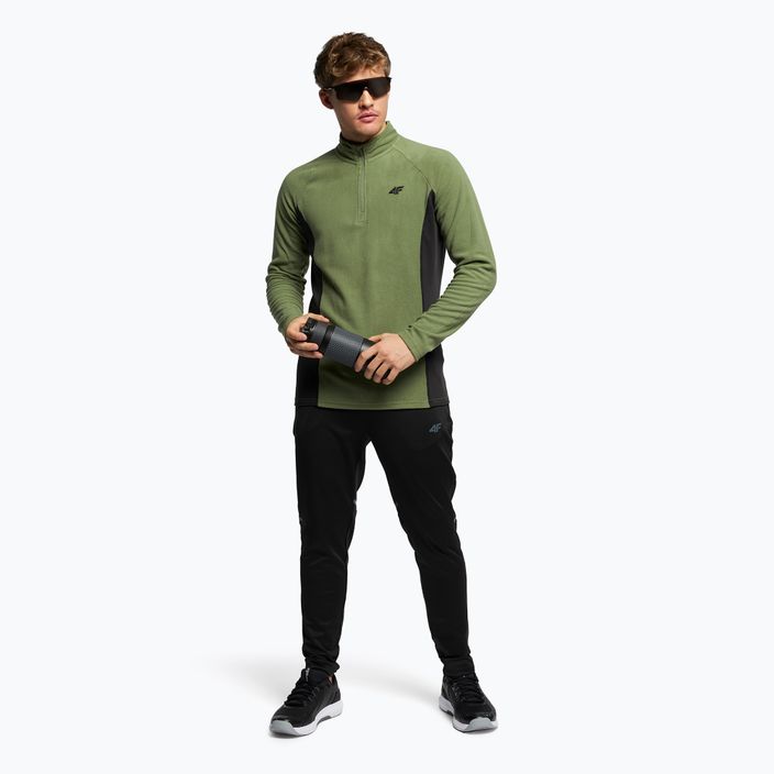 Vyriškas slidinėjimo džemperis 4F BIMP011 žalias 2