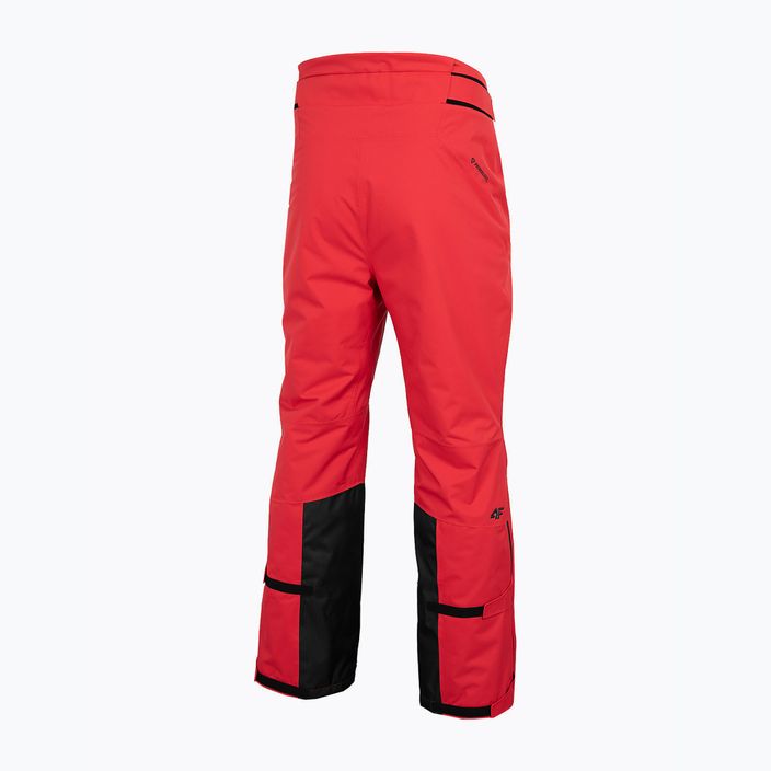 Vyriškos slidinėjimo kelnės 4F SPMN006 tamsiai raudonos spalvos 7