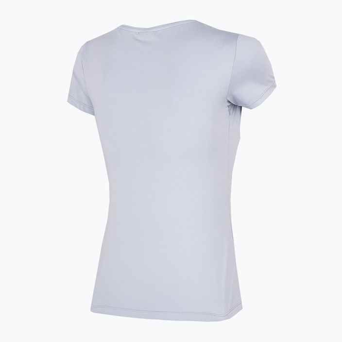 Moteriški trekingo marškinėliai 4F TSD016 šviesiai mėlyni 3