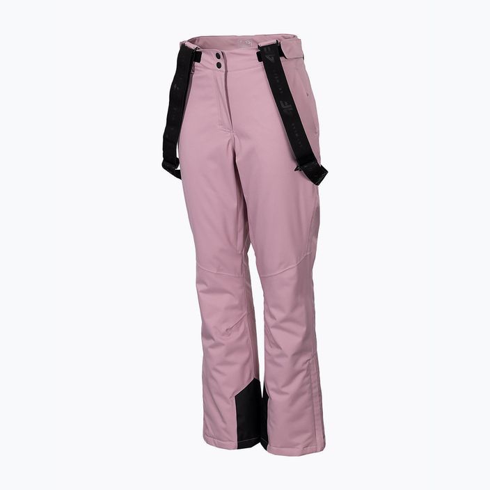 Moteriškos slidinėjimo kelnės 4F SPDN002 tamsiai rožinės spalvos 6