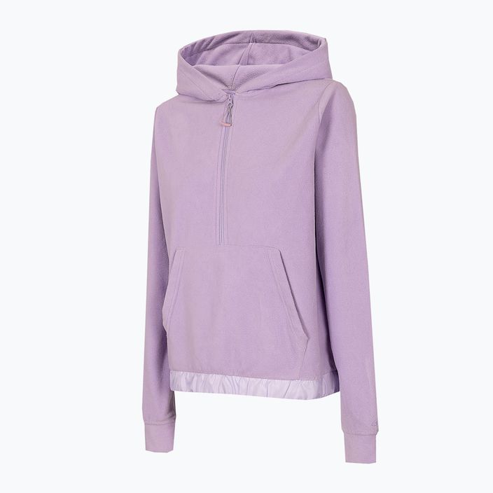 Moteriškas trekingo džemperis 4F PLD013 šviesiai violetinės spalvos 2