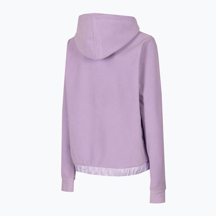 Moteriškas trekingo džemperis 4F PLD013 šviesiai violetinės spalvos 3
