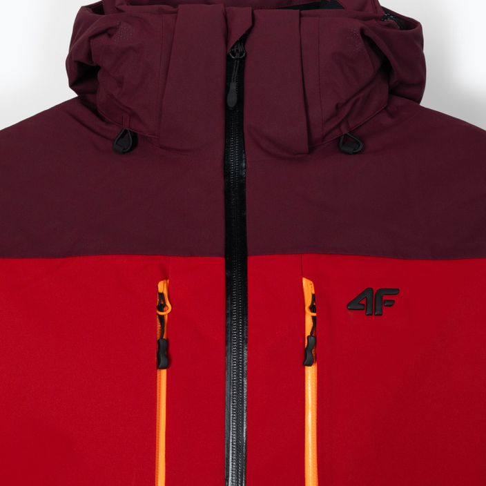 Vyriška slidinėjimo striukė 4F KUMN014 raudona 16