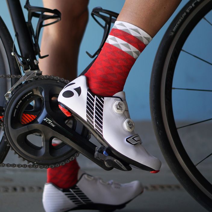 Luxa Asimetrinės dviratininkų kojinės raudonos LUHE19SAMRS 5
