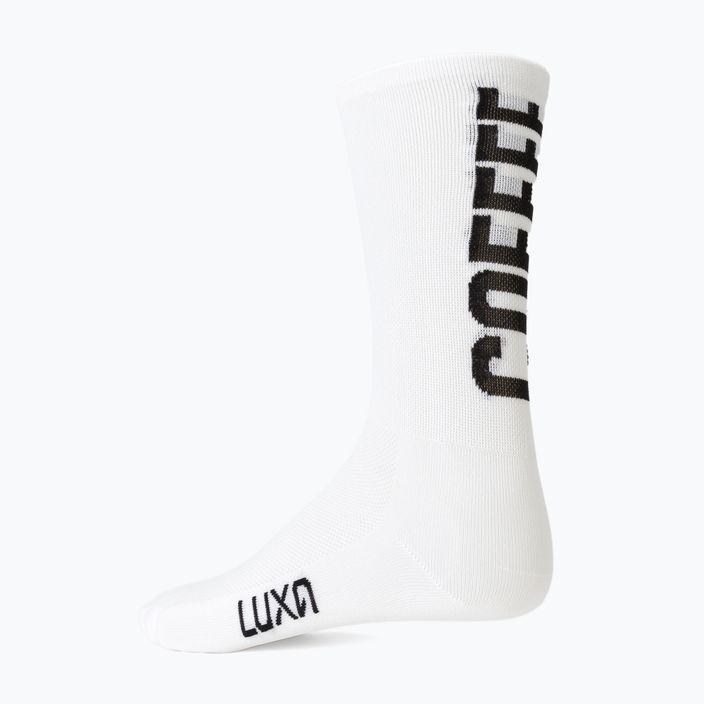 Luxa Coffee Ride dviratininkų kojinės baltos LAM21SCRWS1 4