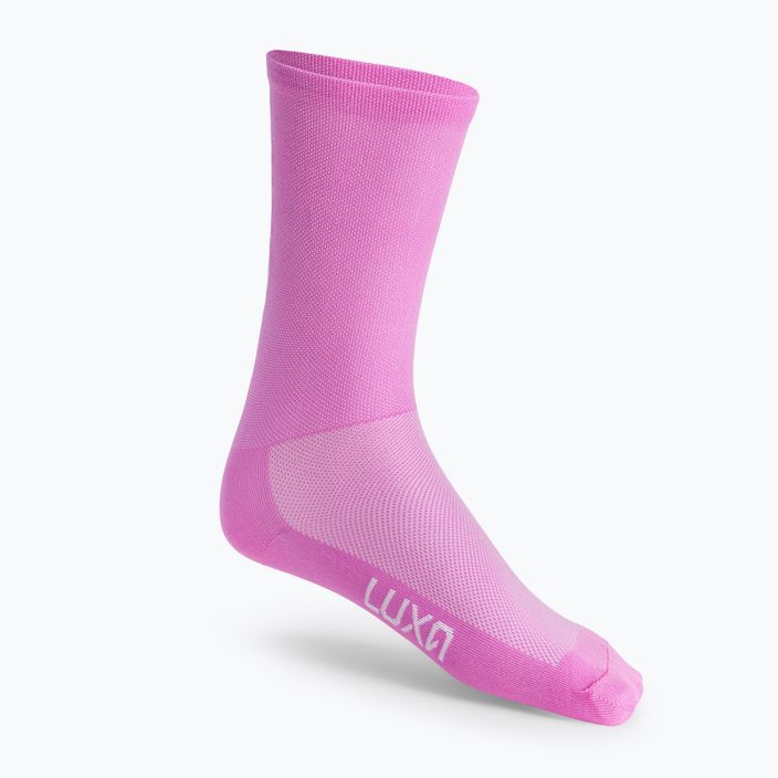Luxa Girls Power moteriškos dviratininkų kojinės rožinės spalvos LAM21SGPL1S