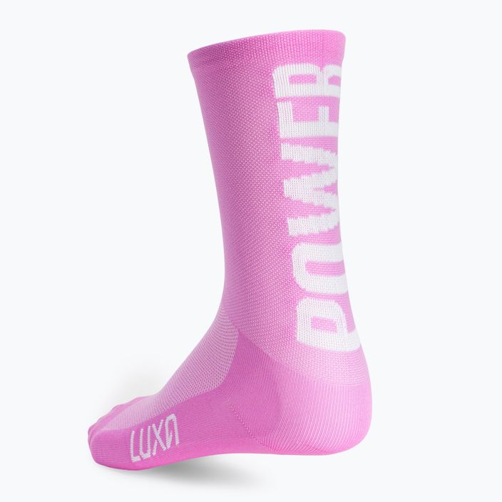Luxa Girls Power moteriškos dviratininkų kojinės rožinės spalvos LAM21SGPL1S 5