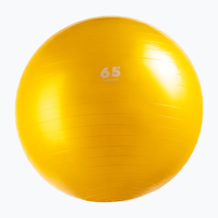 Gipara Fitness gimnastikos kamuolys geltonas 3999 65 cm