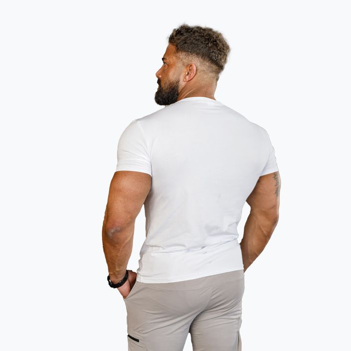MITARE PRO vyriški marškinėliai balti K093 6