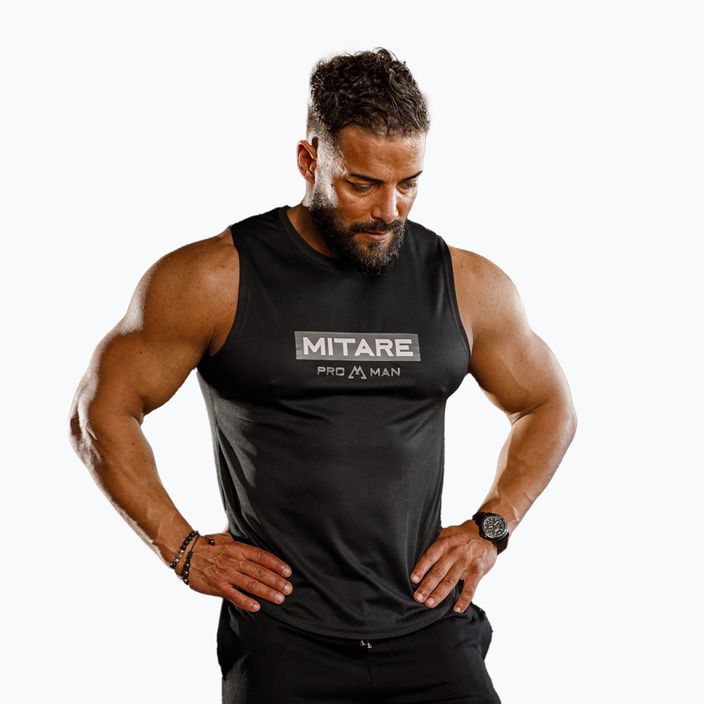Vyriškas treniruočių marškinėlis MITARE PRO black K092 6