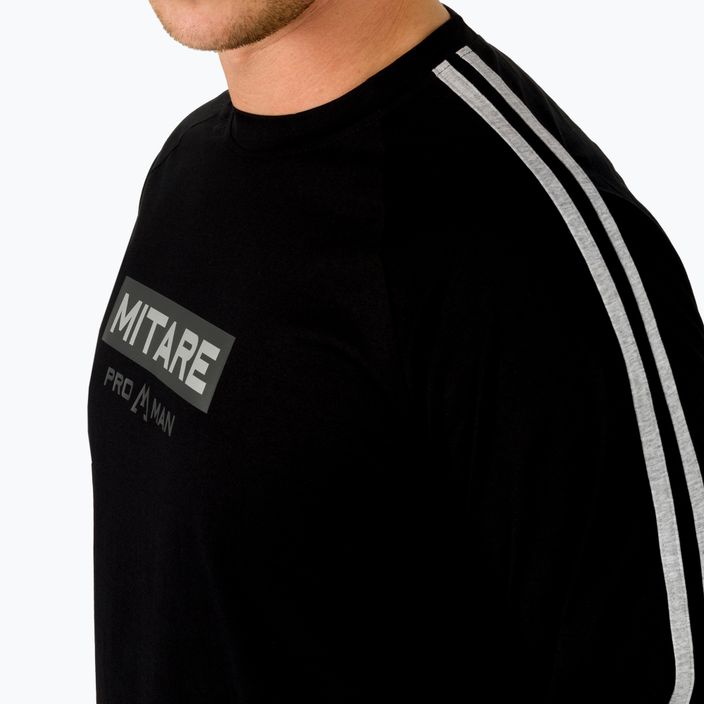MITARE PRO vyriški marškinėliai ilgomis rankovėmis, juodi K090 5