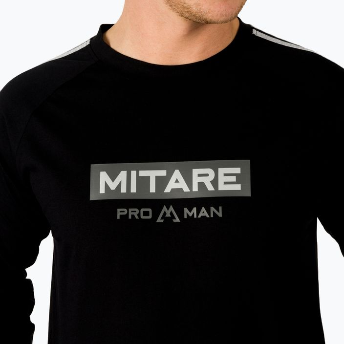 MITARE PRO vyriški marškinėliai ilgomis rankovėmis, juodi K090 6