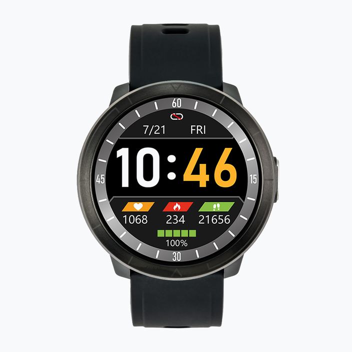 Laikrodis Watchmark WM18 juodas silikoninis 2