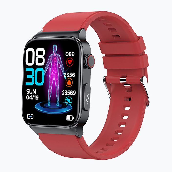 Laikrodis Watchmark Cardio One raudonas 2