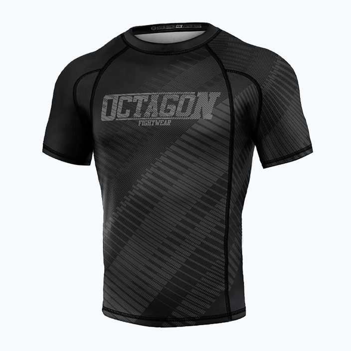 Vyriški marškinėliai Octagon Blocks Premium black