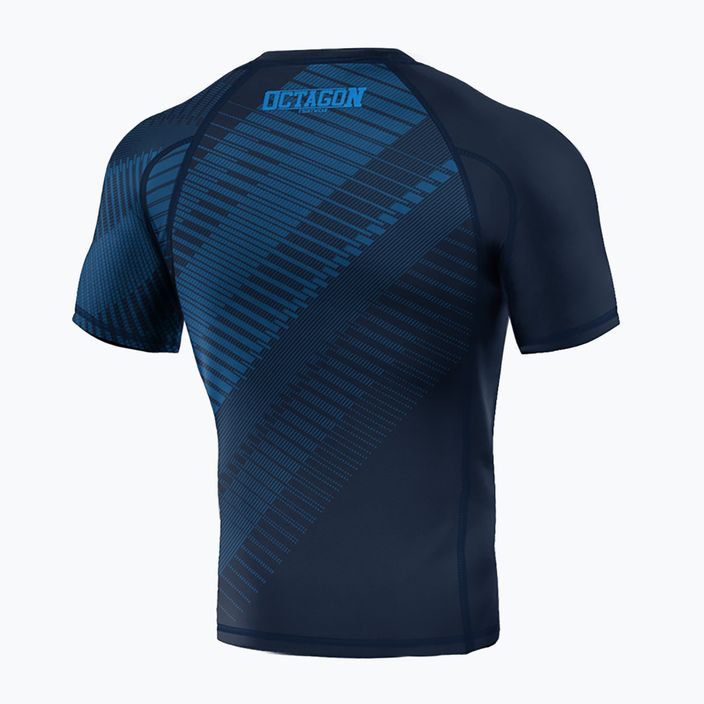 Vyriški marškinėliai Octagon Blocks Premium blue 2