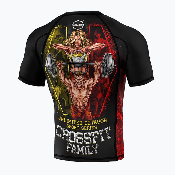 Vyriški marškinėliai Octagon Crossfit Family Premium black 2