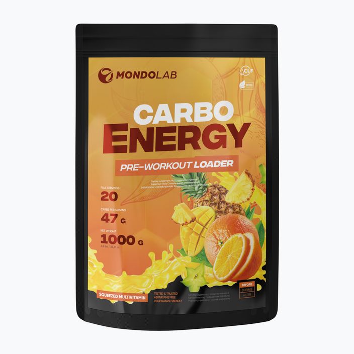 Carbo Energy MONDOLAB angliavandeniai 1kg tropinių vaisių MND012