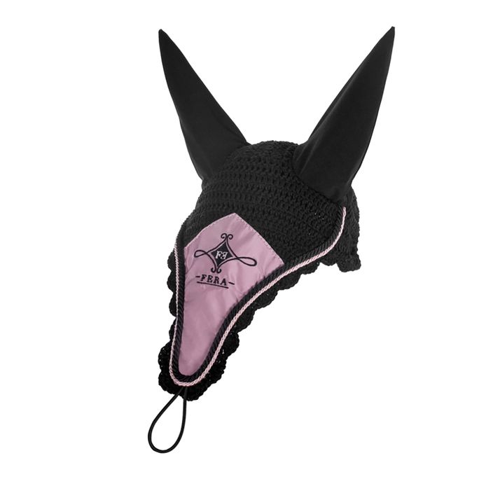 FERA Equestrian Lamina arklio ausinės juodos ir rožinės spalvos 4.13. 2