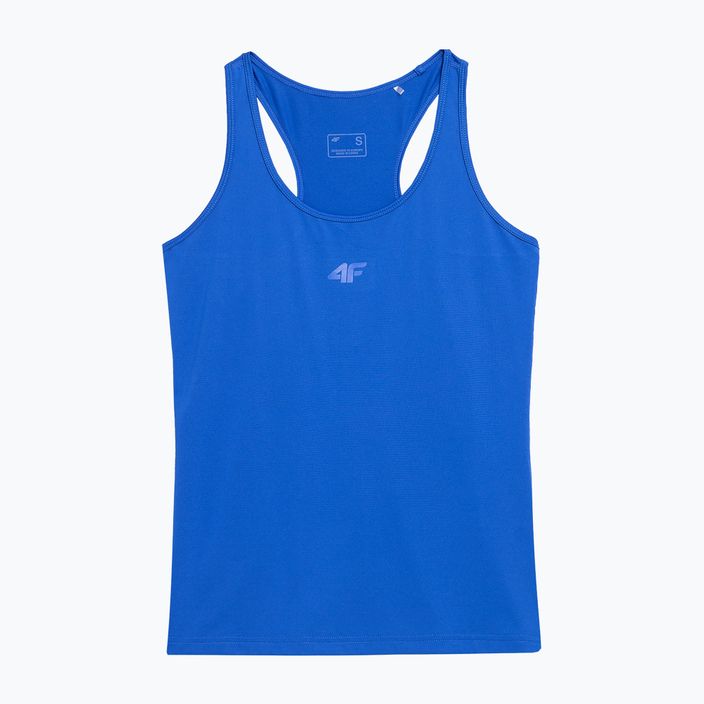 Moteriškas treniruočių marškinėlis 4F F263 cobalt