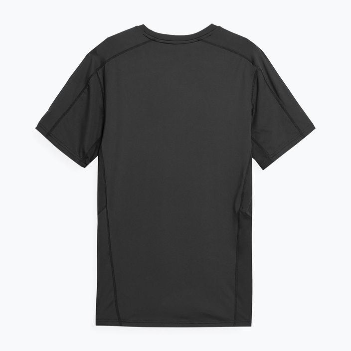 Vyriški marškinėliai 4F M404 tamsiai juodi 2