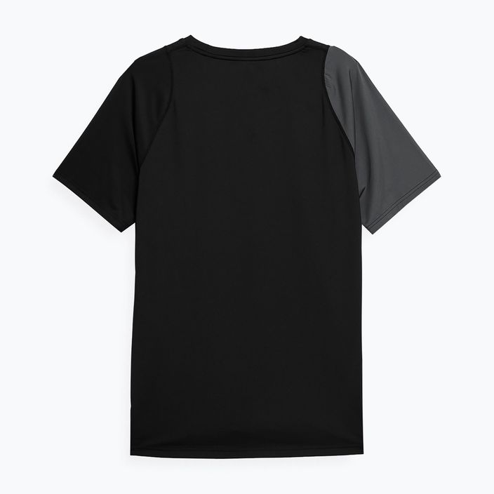 Vyriški marškinėliai 4F M405 tamsiai juodi 2