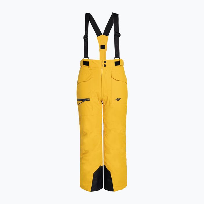 Vaikiškos slidinėjimo kelnės 4F M360 geltonos