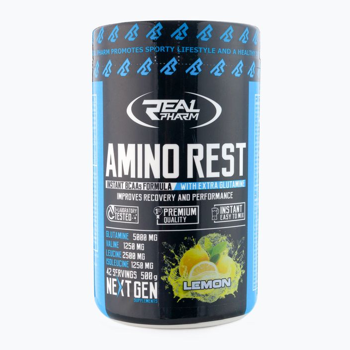 Amino Rest Real Pharm amino rūgštys 500g citrina 666589