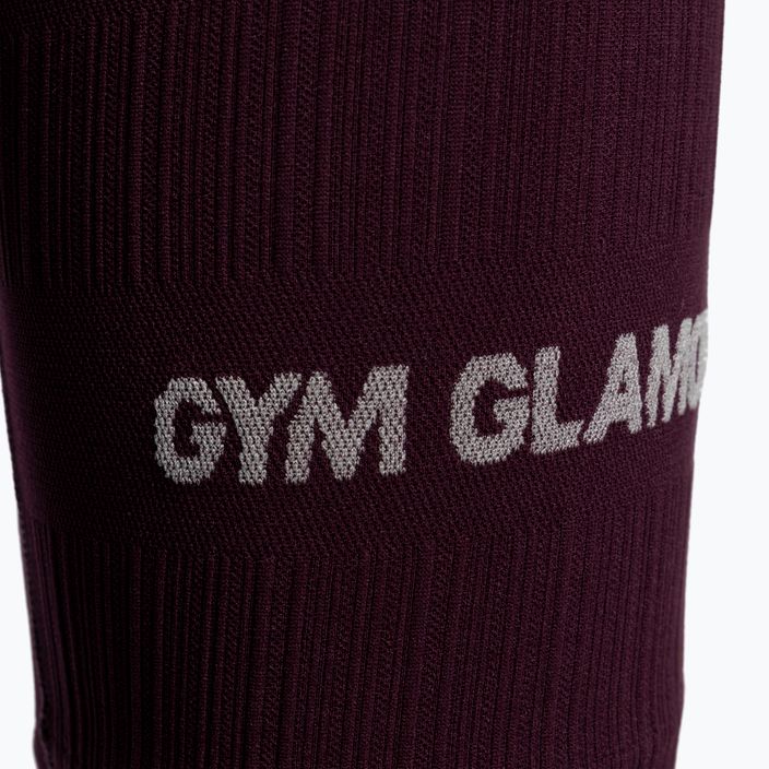 Moteriški treniruočių baikeriai Gym Glamour Push Up Grape 318 8