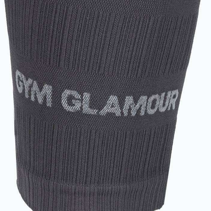 Moterų treniruočių baikeriai Gym Glamour Push Up Grey 404 8