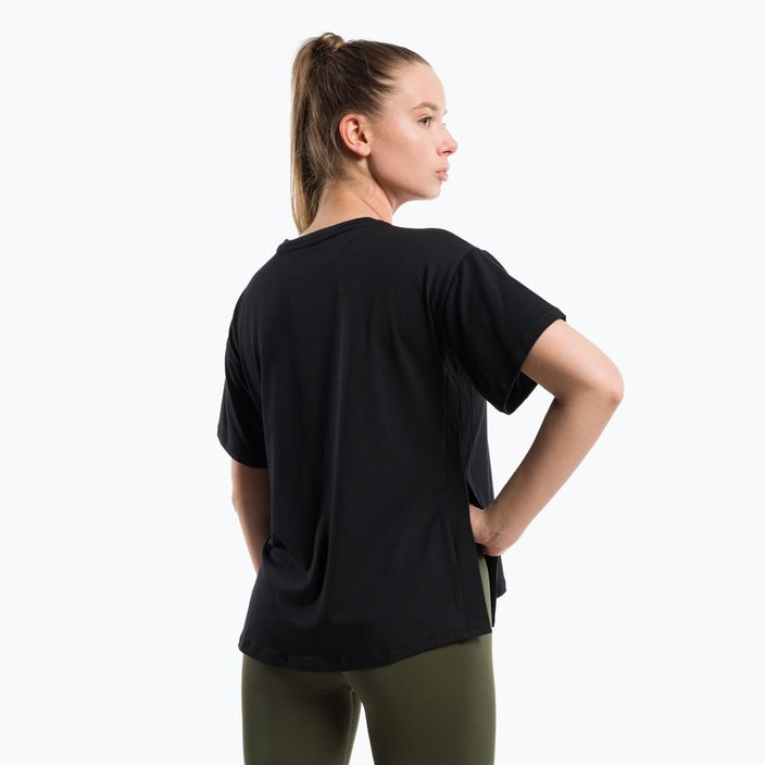 Moteriški treniruočių marškinėliai Gym Glamour Glamour Black 417 3