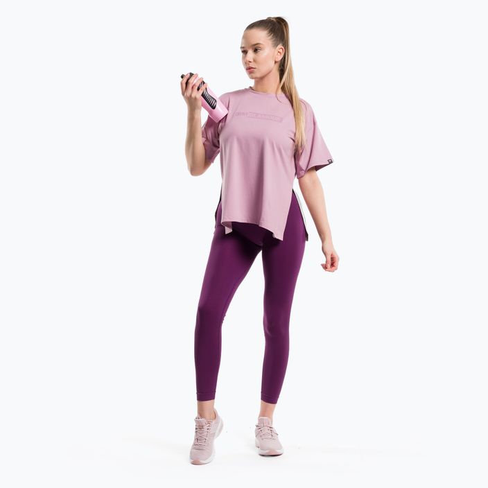 Moteriški treniruočių marškinėliai Gym Glamour Glamour Pink 418 2